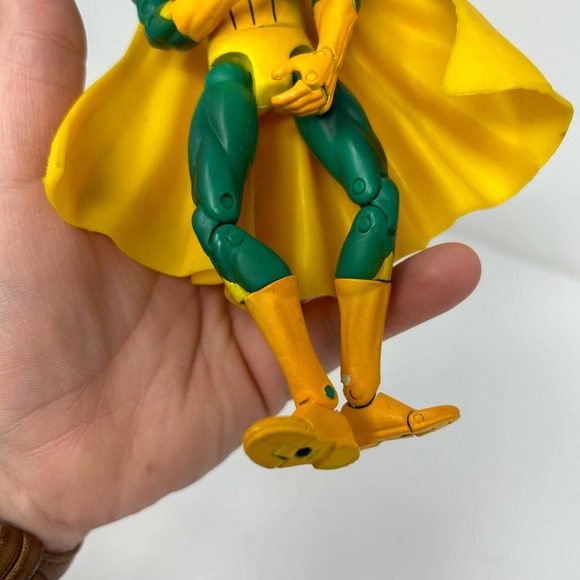 Marvel Vision Action Figure 6” Toy Biz 2003 Rubber Cape - Picture 5 of 7